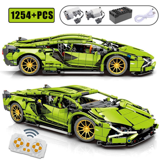 Technical Car Model Building Blocks 42115 Super Racing Sports Vehicle City Remote Control Technique Bricks Toys For Kids Gifts